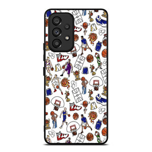 PLAYFUL BASKETBALL DOODLE ART Samsung Galaxy A53 Case Cover