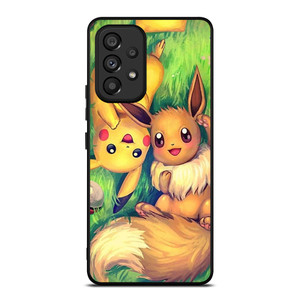 POKEMON EEVEE AND PIKACHU Samsung Galaxy A53 Case Cover