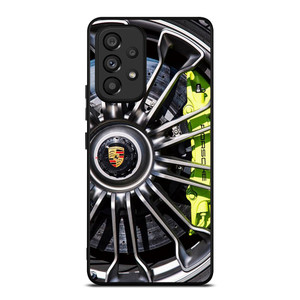 PORSCHE CAR ICON WHEEL LOGO Samsung Galaxy A53 Case Cover
