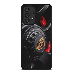 PORSCHE CAR LOGO WHEEL ICON Samsung Galaxy A53 Case Cover