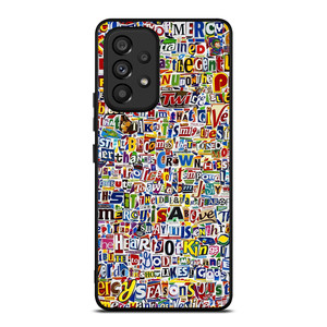 RETRO ALPHABET COLLAGE Samsung Galaxy A53 Case Cover