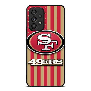 SAN FRANCISCO 49ERS AMERICAN FLAG Samsung Galaxy A53 Case Cover
