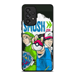 SMOSH ZELDA AND POKEMON Samsung Galaxy A53 Case Cover