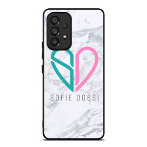 SOFIE DOSSI MARBELE LOGO Samsung Galaxy A53 Case Cover