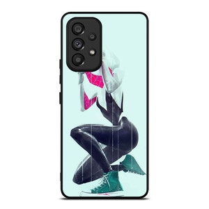 SPIDER VERSE SPIDER GWEN SPIDER WOMAN Samsung Galaxy A53 Case Cover