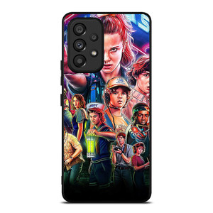 STRANGER THINGS CHARACTERS ART Samsung Galaxy A53 Case Cover STRANGER THINGS CHARACTERS ART Samsung Galaxy A53 Case Cover