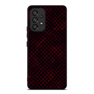 STYLISH HEXAGONAL RED PATTERN Samsung Galaxy A53 Case Cover