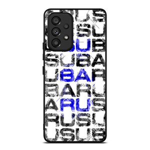 SUBARU CROSSWORD PUZZLE Samsung Galaxy A53 Case Cover