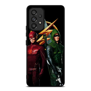 THE FLASH VS GREEN ARROW DC Samsung Galaxy A53 Case Cover THE FLASH VS GREEN ARROW DC Samsung Galaxy A53 Case Cover