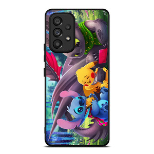 TOOTHLESS STITCH PIKACHU Samsung Galaxy A53 Case Cover