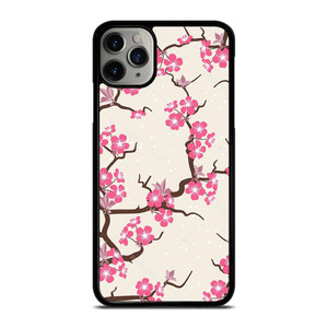CHERRY BLOSSOM FLOWERS PATTERN iPhone 11 Pro Max Case Cover