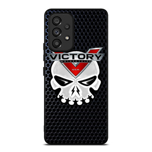 VICTORY MOTORCYCLE SKULL LOGO Samsung Galaxy A53 Case Cover