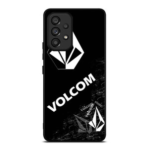 VOLCOM BLACK LOGO Samsung Galaxy A53 Case Cover VOLCOM BLACK LOGO Samsung Galaxy A53 Case Cover