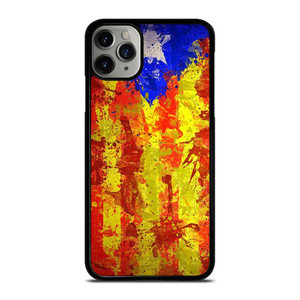 CATALONIA FLAG BRUSHES iPhone 11 Pro Max Case Cover CATALONIA FLAG BRUSHES iPhone 11 Pro Max Case Cover