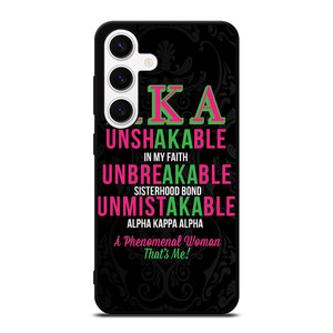 ALPHA KAPPA ALPHA QUOTE Samsung Galaxy S24 Case Cover ALPHA KAPPA ALPHA QUOTE Samsung Galaxy S24 Case Cover