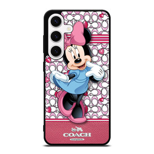 COACH MINNIE MOUSE PINK PATTERN Samsung Galaxy S24 Case Cover COACH MINNIE MOUSE PINK PATTERN Samsung Galaxy S24 Case Cover