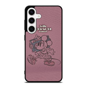 COACH NEW YORK PINK MICKEY MOUSE Samsung Galaxy S24 Case Cover