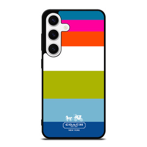 COACH NEW YORK STRIPE Samsung Galaxy S24 Case Cover