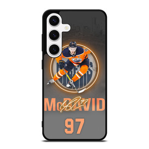 CONNOR MCDAVID EDMONTON OILERS PLAYER Samsung Galaxy S24 Case Cover