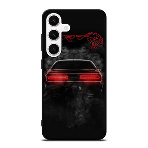 DODGE SRT CHALLENGER HELLCAT BLACK Samsung Galaxy S24 Case Cover
