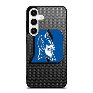 DUKE BLUE DEVILS METAL LOGO Samsung Galaxy S24 Case Cover DUKE BLUE DEVILS METAL LOGO Samsung Galaxy S24 Case Cover