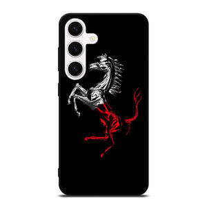 FERRARI LOGO CHROME HORSE Samsung Galaxy S24 Case Cover FERRARI LOGO CHROME HORSE Samsung Galaxy S24 Case Cover
