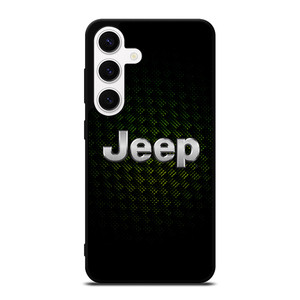 JEEP GREEN CARBON LOGO Samsung Galaxy S24 Case Cover
