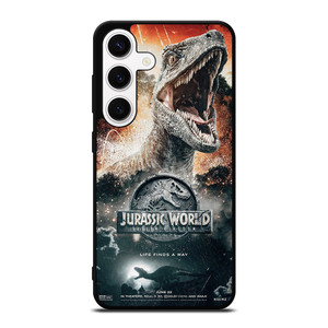 JURASSIC WORLD FALLEN KINGDOM POSTER Samsung Galaxy S24 Case Cover JURASSIC WORLD FALLEN KINGDOM POSTER Samsung Galaxy S24 Case Cover