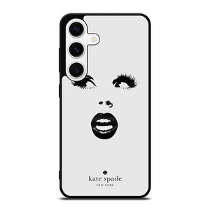 KATE SPADE BLACK WHITE FACE Samsung Galaxy S24 Case Cover