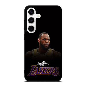 LEBRON JAMES LA LAKERS AUTOGRAPH Samsung Galaxy S24 Case Cover
