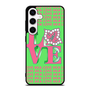 LOVE AKA PINK AND GREEN Samsung Galaxy S24 Case Cover