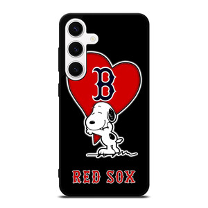LOVE BOSTON RED SOX SNOOPY Samsung Galaxy S24 Case Cover