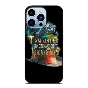 CHESHIRE CAT QUOTE ALICE IN WONDERLAND iPhone 13 Pro Max Case Cover