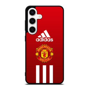 MANCHESTER UNITED FC ADIDAS STRIPES Samsung Galaxy S24 Case Cover