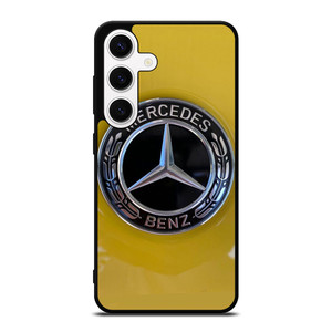 MERCEDES BENZ CAR LOGO YELLOW ICON Samsung Galaxy S24 Case Cover