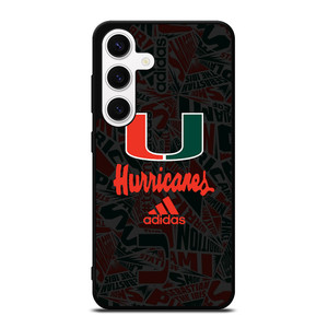 MIAMI HURRICANES UM ADIDAS Samsung Galaxy S24 Case Cover MIAMI HURRICANES UM ADIDAS Samsung Galaxy S24 Case Cover