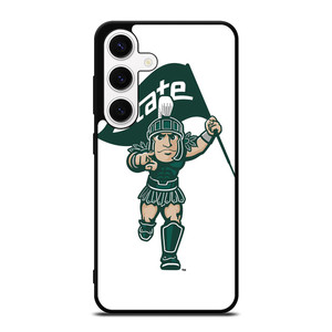 MICHIGAN STATE SPARTANS LOGO FOOTBALL MASCOT Samsung Galaxy S24 Case Cover