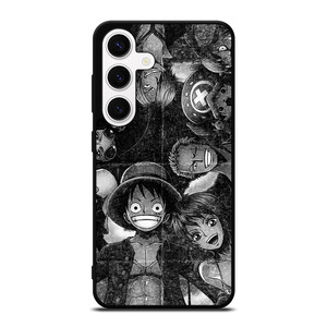 ONE PIECE BLACK WHITE GRUNGE ALL Samsung Galaxy S24 Case Cover