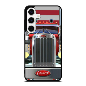 PETERBILT TRUCK AMERICAN FLAG Samsung Galaxy S24 Case Cover