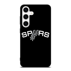 SAN ANTONIO SPURS LOGO BLACK Samsung Galaxy S24 Case Cover