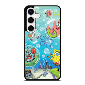 SPONGEBOB AND FRIENDS BUBBLES Samsung Galaxy S24 Case Cover SPONGEBOB AND FRIENDS BUBBLES Samsung Galaxy S24 Case Cover