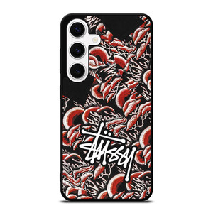 STUSSY CORAL PATTERN Samsung Galaxy S24 Case Cover