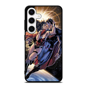 SUPERMAN KISSING WONDER WOMAN Samsung Galaxy S24 Case Cover