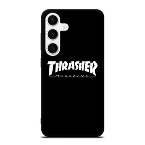 THRASHER SKATEBOARD MAGAZINE BLACK Samsung Galaxy S24 Case Cover