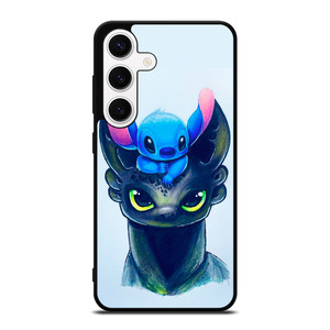 TOOTHLESS AND STITCH ART Samsung Galaxy S24 Case Cover