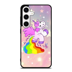 UNICORN POOPING RAINBOW Samsung Galaxy S24 Case Cover