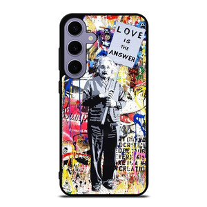 BANKSY EINSTEIN GRAFFITI Samsung Galaxy S24 Plus Case Cover