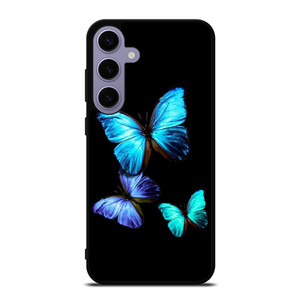 BLUE BUTTERFLY ART Samsung Galaxy S24 Plus Case Cover BLUE BUTTERFLY ART Samsung Galaxy S24 Plus Case Cover