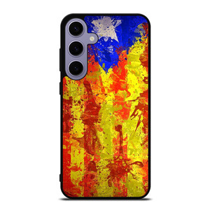 CATALONIA FLAG BRUSHES Samsung Galaxy S24 Plus Case Cover
