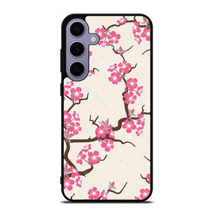 CHERRY BLOSSOM FLOWERS PATTERN Samsung Galaxy S24 Plus Case Cover